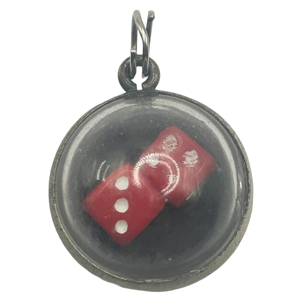 Beau 925 Sterling Silver Moving Dice Bracelet Charm/Necklace Pendant